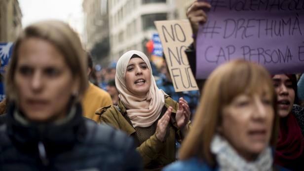 SPAIN-EUROPE-MIGRANTS-DEMO
