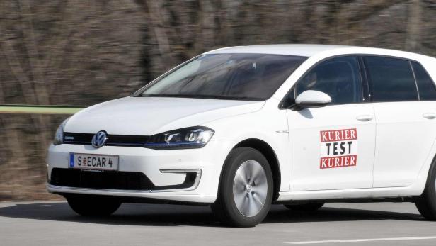 Die Elektro-Version des VW Golf im Praxistest