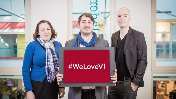 Das Ideenladen-Projektteam mit Eva Kaufmann, Sebastian Streibel, Benjamin Grabner holte den umfassenden Online-Etat Vienna International Hotels &amp; Resorts