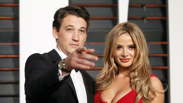 Helden: Miles Teller und und seine Freundin Keleigh Sperry