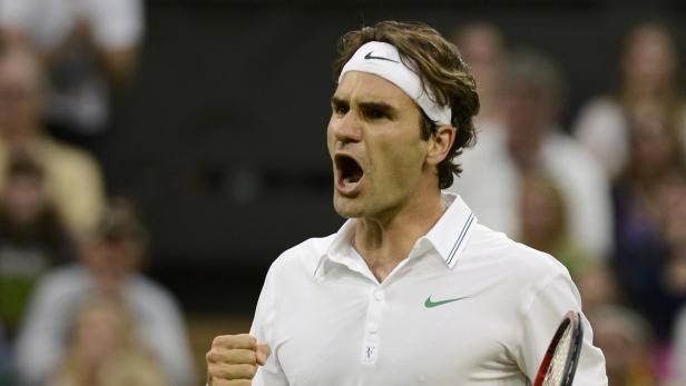 Wimbledon: Zittersieg für Federer