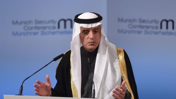 Der saudische Außenminister Adel al-Jubeir bei der Münchner Sicherheitskonferenz.