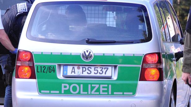 Ein VW der bayerischen Polizei.