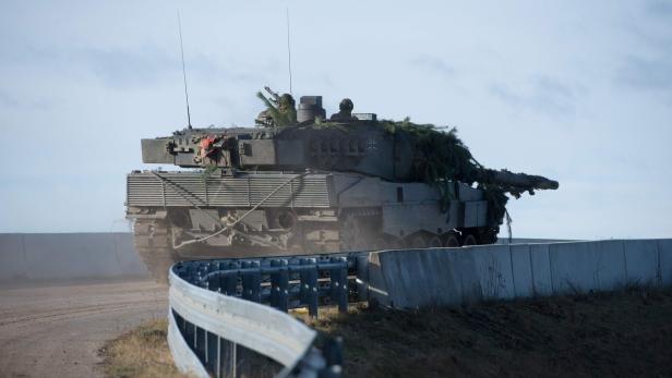 Ein Leopard 2-Panzer