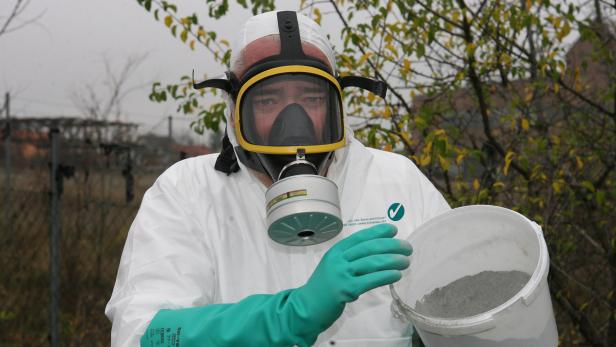 Durch chemische Behandlung wird aus der Aluschlacke wieder Rohstoff Aluminium