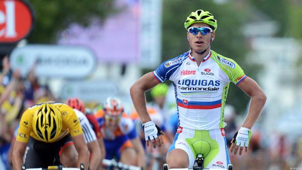 Sagan gewann 1. Tour-Etappe - Cancellara in Gelb