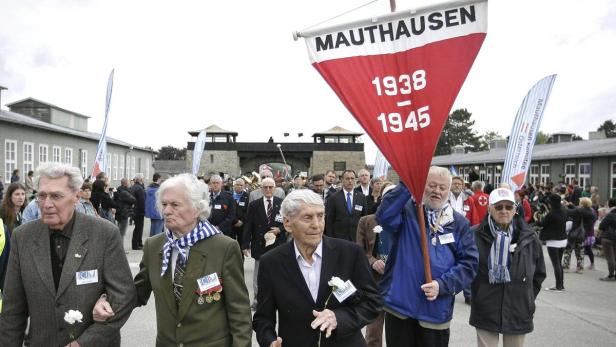 Gedenkfeier im Jahr 2015 anlässlich der Befreiung des KZ Mauthausen.