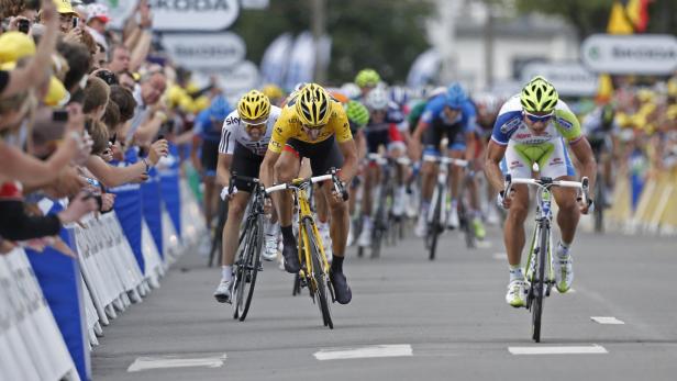 Slowake Sagan gewinnt 1. Tour-Etappe