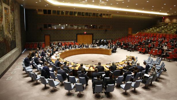 Außenminister Sebastian Kurz während seiner Rede vor dem UNO-Sicherheitsrat.