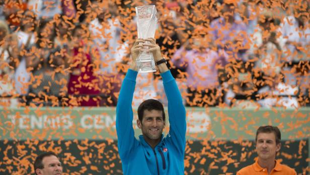 Kopie von TENNIS - MIAMI OPEN 2016 - MEN Novak Djokovic gewann das Turnier in Miami.