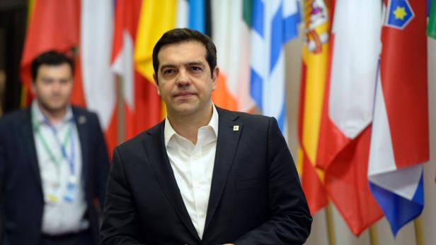 BELGIUM-EU-SUMMIT-MIGRATION-POLITICS Alexis Tsipras, Griechenlands Premier.