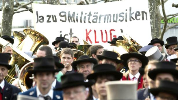 Bei einem Konzert in Vorarlberg wurde der Auftritt bereits geprobt.