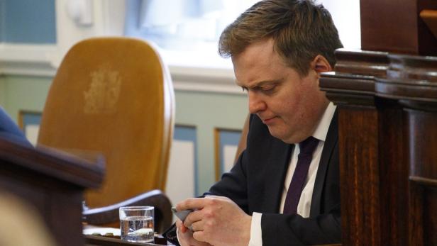 Island Premierminister Sigmundur David Gunnlaugsson.