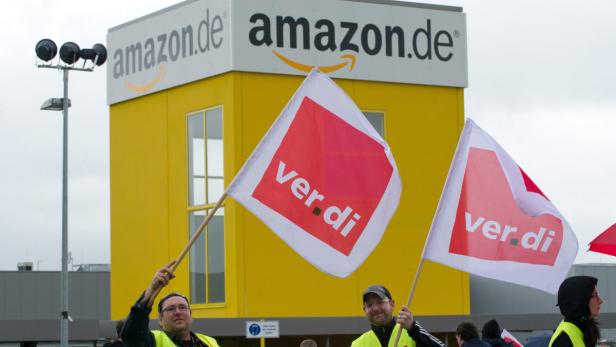 Streikaufruf bei Amazon in Deutschland
