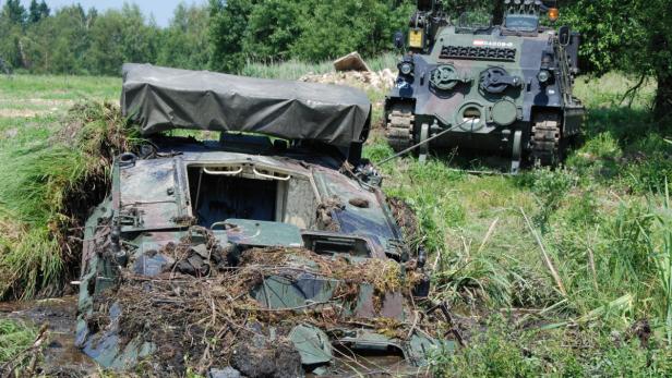 Panzerunfall in Allentsteig: Soldat tot