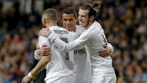 Real Madrid vs Sevilla CF Benzema, Ronaldo und Bale feierten sechs Siege in Serie