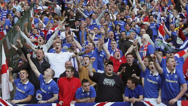 FILE PORTUGAL SOCCER GLASGOW RANGERS Die Rangers-Fans haben Grund zur Freude.