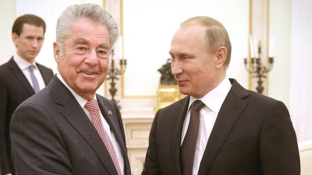 Die Präsidenten Fischer und Putin