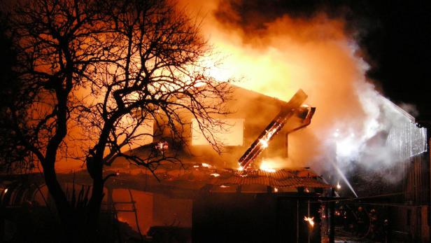 In Forchach (Bezirk Reutte) brannte die Tenne eines Wohnhauses