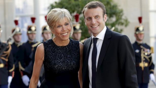 Macron, 38, ist seit neun Jahren mit seiner ehemaligen Lehrerin Brigitte Trogneux, 57, verheiratet