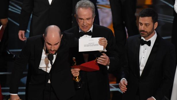 Falsche Gewinnerverkündung sorgte bei Oscars für Wirbel.