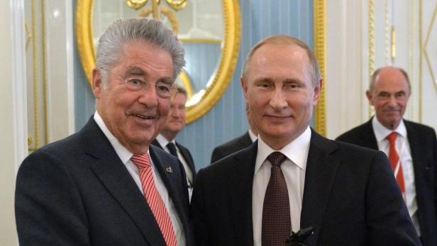 Bundespräsident Heinz Fischer hatte Wladimir Putin in Moskau zu Gesprächen getroffen