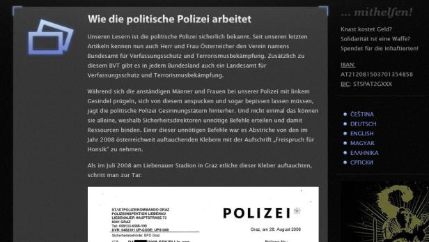 Neonazi-Seite veröffentlicht Daten von Polizisten
