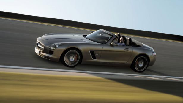 SLS AMG Roadster: Flügelloses Cabrio