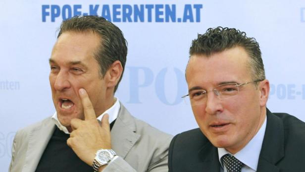 Nicht nur äußerlich sind sich HC Strache und Gernot Darmann ähnlich