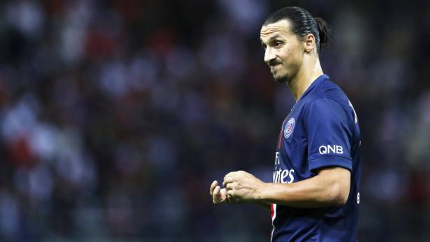 Zlatan Ibrahimović im Trikot von Paris Saint-Germain.
