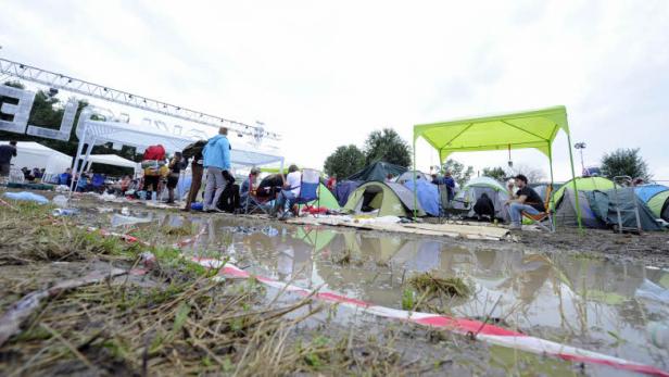 Die teils heftigen Regenfälle am Mittwoch haben ihre Spuren hinterlassen.