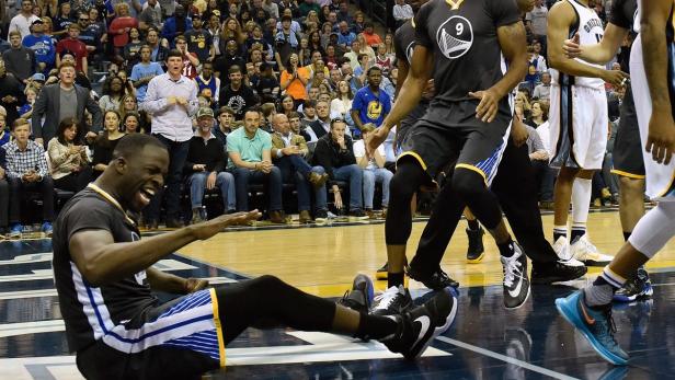 BKN-BKO-SPO-GOLDEN-STATE-WARRIORS-V-MEMPHIS-GRIZZL Draymond Green war Golden States Matchwinner.