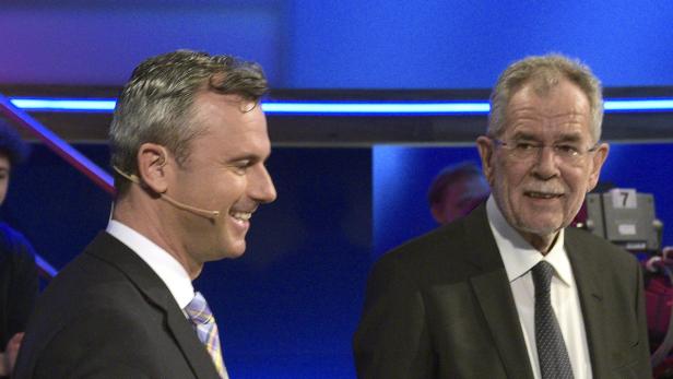 Norbert Hofer (FPÖ) und Alexander Van der Bellen (Grüne)