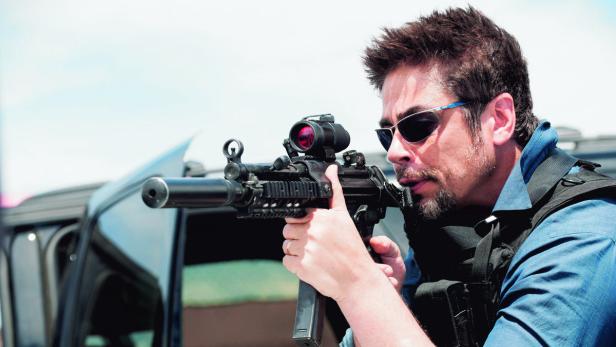 Auf privatem Rachefeldzug: Benicio Del Toro im Drogenthriller „Sicario“ von Regisseur Denis Villeneuve. Der Film überzeugte, wie vieles im Wettbewerb, nicht gänzlich