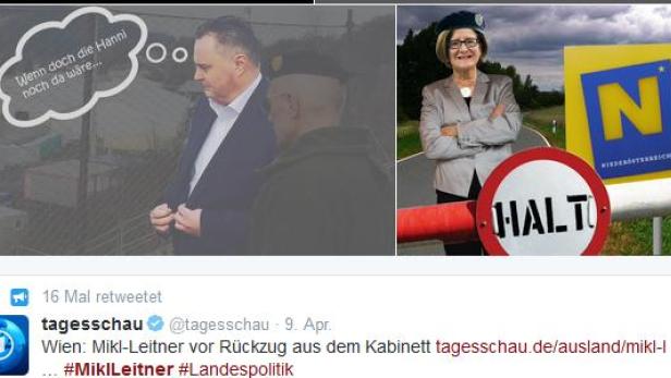 Mikl-Leitner: So reagiert man in den sozialen Netzwerken