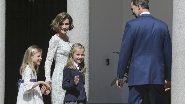Kommunion bei den spanischen Royals