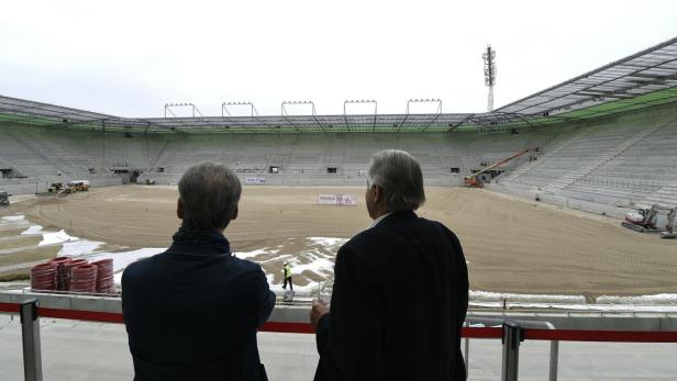 Die neue Rapid-Heimstätte.