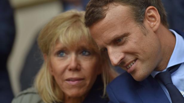 Emmanuel Macron und Brigitte Trogneux im August 2016
