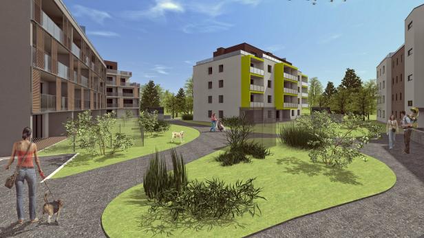 In Bruckneudorf baut die OSG die bisher größte Wohnhausanlage