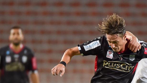 AUT, Sky Go Erste Liga, LASK Linz vs SV Austria Sa Rene Gartler traf kurz vor Schluss.