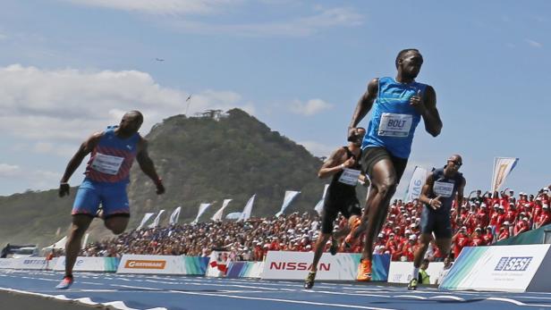 Jamaican Olympic gold medallist Bolt leaps ahead d