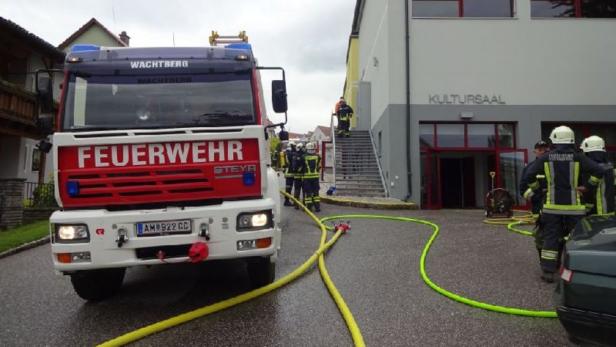 Volksschulke Behamberg musste wegen des Brandes evakuiert werden