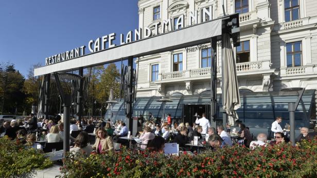 Schanigarten im Café Landtmann (Archivbild)
