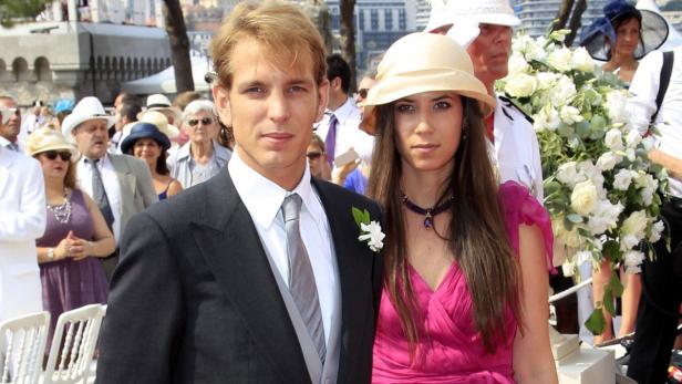 epa03840530 (FILE) A file picture dated 02 July 2011 shows Andrea Casiraghi (L) and Tatiana Santo Domingo (R) arriving for the wedding mass of Prince Albert II of Monaco and Princess Charlene (not pictured) in the Main Courtyard of the Prince&#039;s Palace in Monaco. Andrea Casiraghi, eldest son of Caroline, Princess of Hanover, will marry his fiancee Tatiana Santo Domingo during a private civil ceremony at the Palace of Monaco on 31 August 2013. A religious ceremony is scheduled for Winter 2014 in Gstaad, Switzerland. EPA/JEAN-PAUL PELISSIER / POOL *** Local Caption *** 02806894