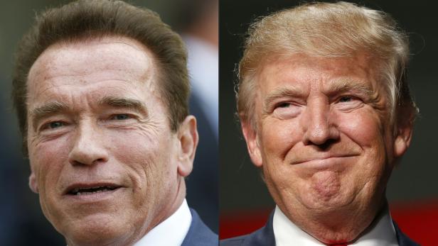 Mögen sich nicht mehr: Arnold Schwarzenegger und Donald Trump