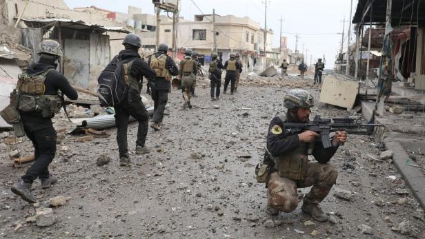 Irakische Truppen in Mosul