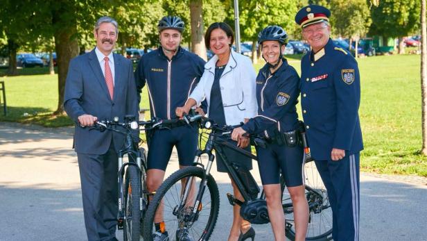 Ab sofort unter Strom: Die Fahrradflotte der Wiener Polizei.