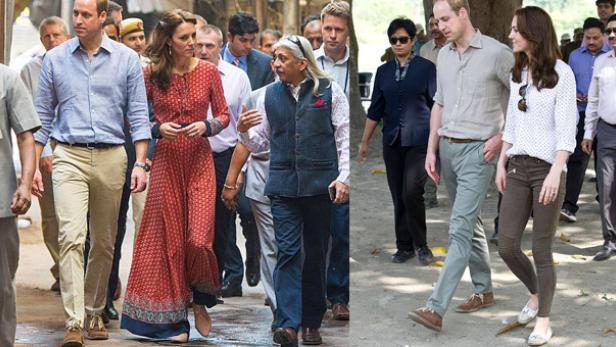 Herzogin Kate: So günstig sind ihre Indien-Outfits