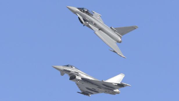 Zwei Eurofighter des österreichischen Bundesheeres.