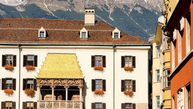 Das Goldene Dachl - noch - in Innsbruck.